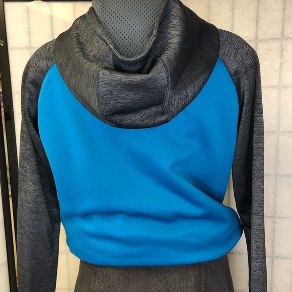 Under Armour women/boy fleece full zip jacket sz YXL - Picture 6 of 7